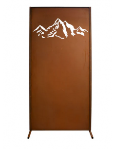 Allgäu Deko Sichtschutzwand - Gebirge - 200 cm hoch 
Dieser 2 Meter hohe Sichtschutz mit Berge Motiv ist ein fast geschlossener