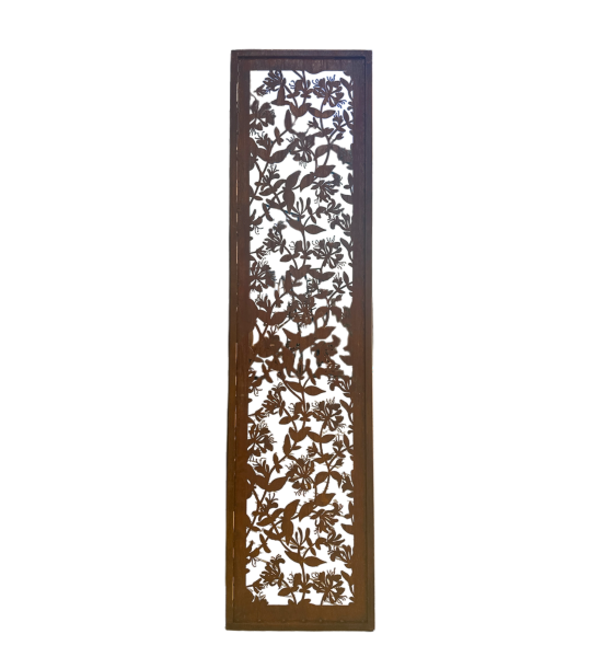 Start Sichtschutzwand schmal mit Geißblatt Muster 200 cm hoch 50 cm breit - Blumenwand 
Höhe 200 cm
Breite 50 cm