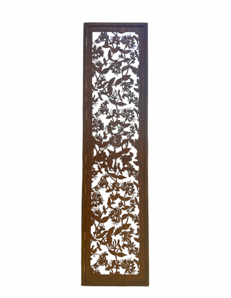 Start Sichtschutzwand schmal mit Geißblatt Muster 200 cm hoch 50 cm breit - Blumenwand 
Höhe 200 cm
Breite 50 cm