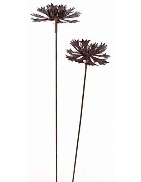 Start Kornblume 3D Ø 20 cm für Teelichter mit Hülse für Eisenstange 
Ø ca. 20 cm
für 8 mm Eisenstange oder zum Befestigen auf 