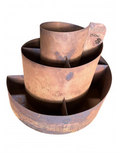 Kräuterschnecken Metall Kräuterschnecke - Grüne Insel - Ø 50 cm - Edelrost Kräuter Spirale 
Ø 50 cm
Höhe 40 cm
