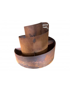 Kräuterschnecken Metall Kräuterschnecke - Grüne Insel - Ø 50 cm - Edelrost Kräuter Spirale 
Diese Kräuterschnecke hat die perfe 2
