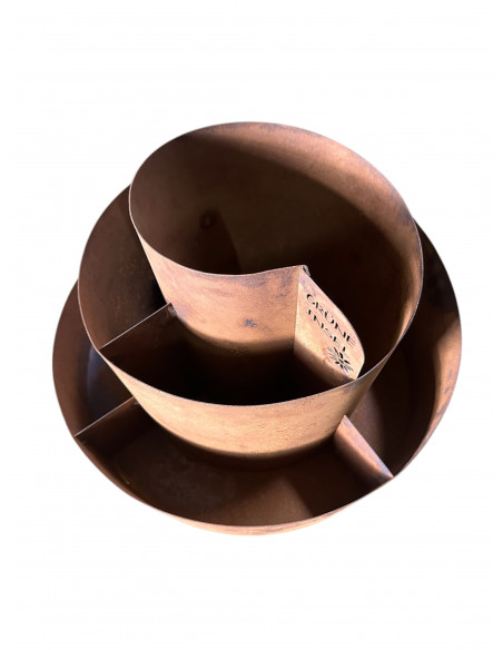 Kräuterschnecken Metall Kräuterschnecke - Grüne Insel - Ø 50 cm - Edelrost Kräuter Spirale 
Ø 50 cm
Höhe 40 cm
