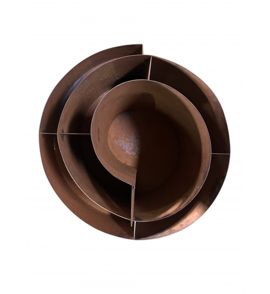 Kräuterschnecken Metall Kräuterschnecke - Grüne Insel - Ø 50 cm - Edelrost Kräuter Spirale 
Ø 50 cm
Höhe 40 cm
