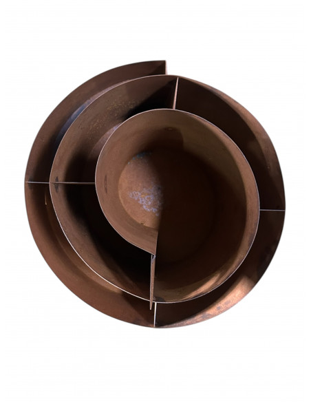 Kräuterschnecken Metall Kräuterschnecke - Grüne Insel - Ø 50 cm - Edelrost Kräuter Spirale 
Ø 50 cm
Höhe 40 cm
