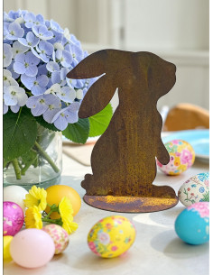 Osterhasen Hase - Schnuffi - mit Schlappohren - 27 cm hoch 
Höhe 27 cm
Breite 18 cm
 2