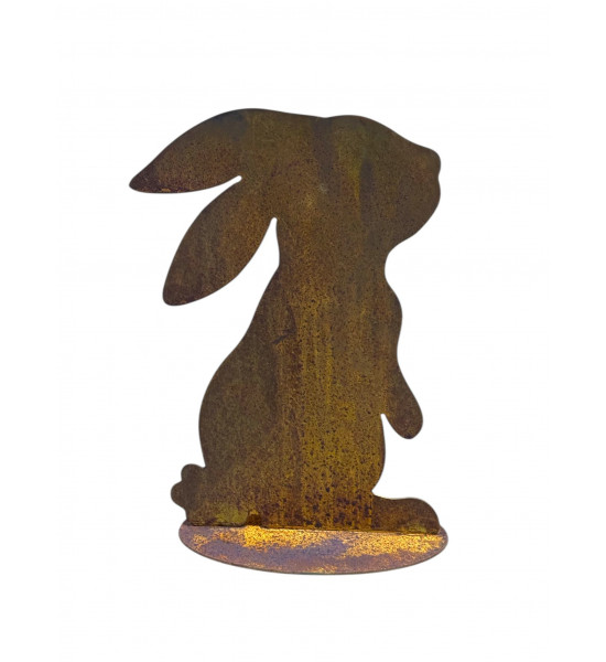 Hasen küssender Hase - 17 cm -  mit Schlappohren - klein 
Höhe 17 cm
auf Bodenplatte
