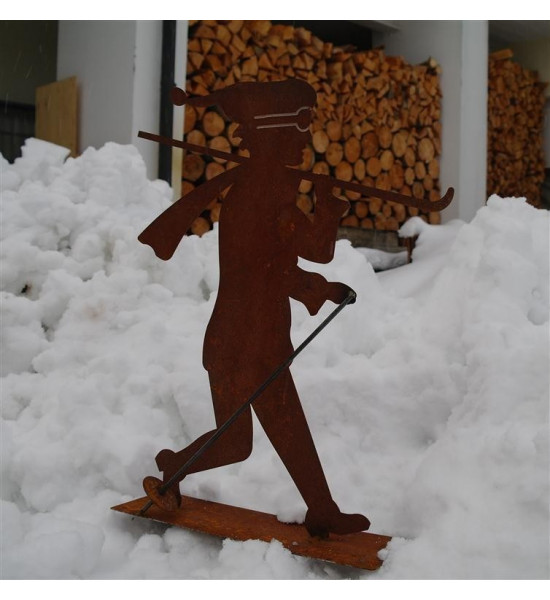 Allgäu Deko Skigeher (mittel) - Höhe 50 cm 
Höhe: ca. 50 cm
Breite: ca. 52 cm
