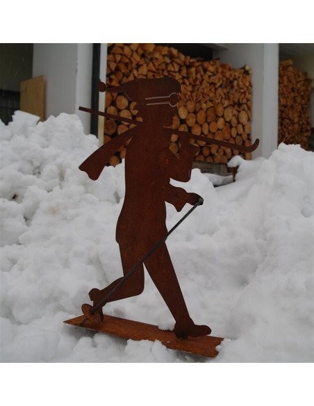Allgäu Deko Skigeher (mittel) - Höhe 50 cm 
Höhe: ca. 50 cm
Breite: ca. 52 cm
