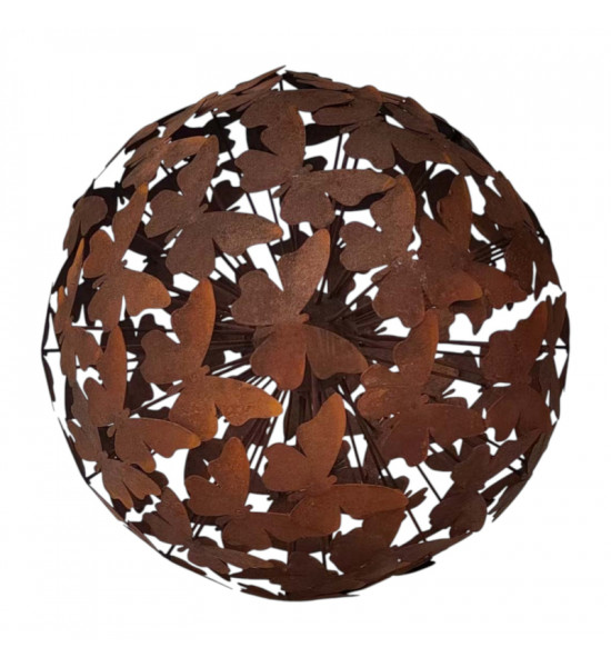Deko Kugeln Kugel mit Schmetterlinge - Ø 30 cm  - klein 
Ø 31 cm 
