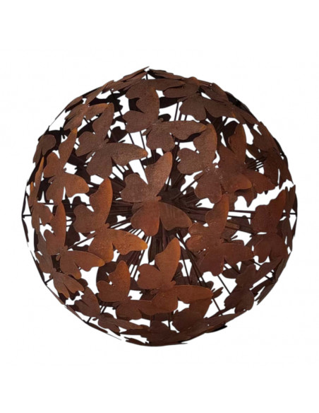 Deko Kugeln Kugel mit Schmetterlinge - Ø 30 cm  - klein 
Ø 31 cm 
