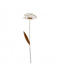Herzige Dinge - Edelrost Dekoherzen Metallblume - Herzensblüte - Allium Mini Stecker 37 cm hoch Manchmal sind es die kleinen Det