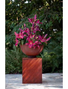 Blumenschale habrund Metall 2