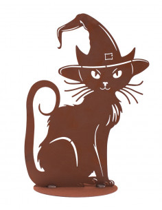 Deko Katzen und Mäuse Katze Salem - mit Hexen Hut - schaurige schöe Halloween Deko 40 cm hoch 

Höhe 40 cm
Breite 29 cm
