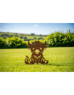 Kühe und Kälber Yak - Kalb Emil 34 cm hoch H: 34cm, B: 32cm, 2