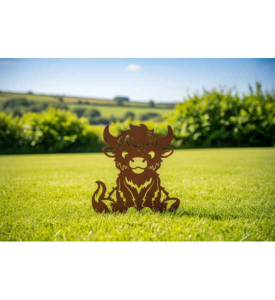 Kühe und Kälber Yak - Kalb Emil 34 cm hoch H: 34cm, B: 32cm,