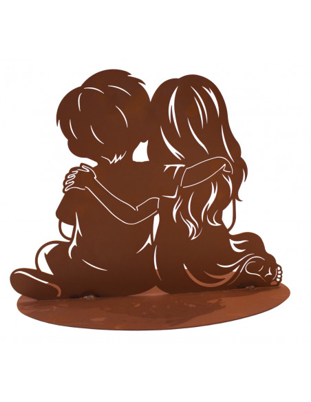 Kinder Beste Freunde für Immer - Kindheitsfreunde - 47 cm hoch - Junge und Mädchen 
Höhe: 47 cm
Breite: 60 cm
