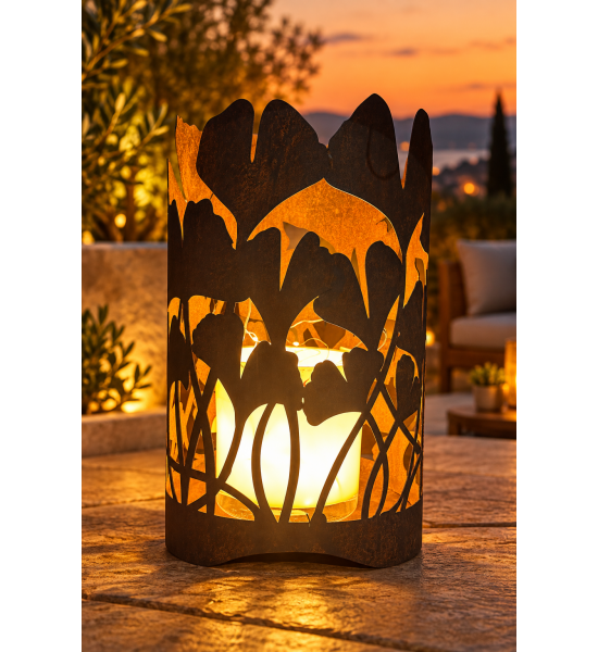 Start Ginkgo Windlicht - Höhe 37 cm - Ø 22 cm 
Ø 22 cm
Höhe 37 cm

Ginkgo im Zuhause – ein Symbol für Kraft, Ruhe und Bestän