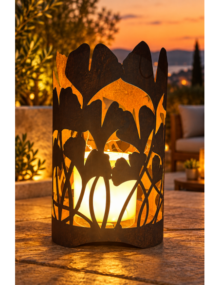 Start Ginkgo Windlicht - Höhe 37 cm - Ø 22 cm 
Ø 22 cm
Höhe 37 cm

Ginkgo im Zuhause – ein Symbol für Kraft, Ruhe und Bestän