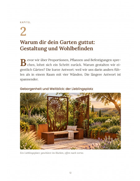 Start Gartengestaltung mit Edelrost - Der Metallmichl Ratgeber (PDF Download) 