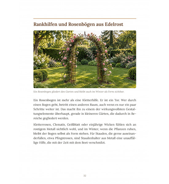 Start Gartengestaltung mit Edelrost - Der Metallmichl Ratgeber (PDF Download) 