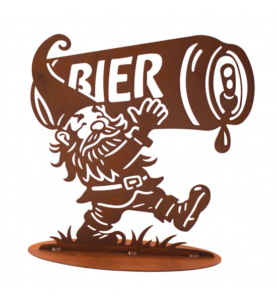 Party Wichtel mit Bier