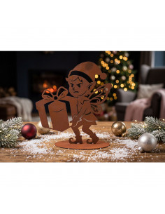 Schleppender Weihnachtself - 28 cm hoch 2
