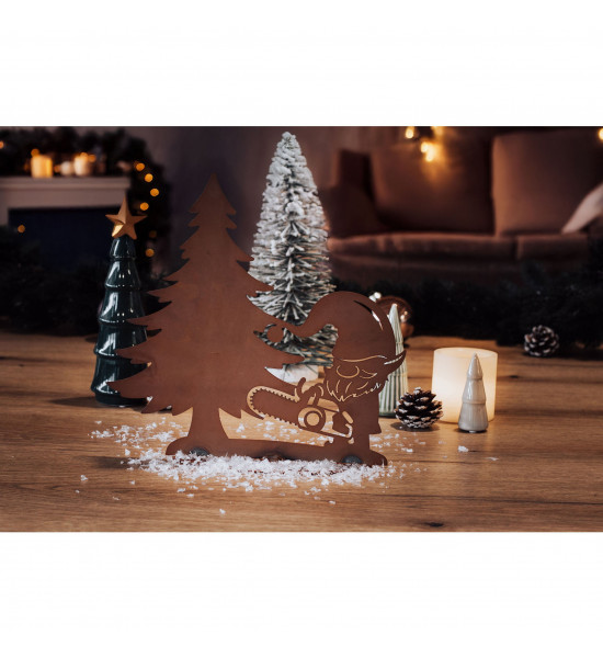 Weihnachtswichtel - Baumholson - 48 cm hoch 50 cm breit