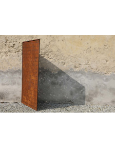 Sichtschutz 2m hoch - 200 cm Sichtschutzzaun Elemente Edelrost Sichtschutzwand - Romance - Höhe 202 cm - Gartenparavent Edelrost 2