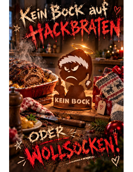 Weihnachtsdeko Grinch - Kein Bock - 32 cm hoch Ohne Grinch kein Weihnachten! Oder war es andersherum richtig?
Dieser Deko Grinc