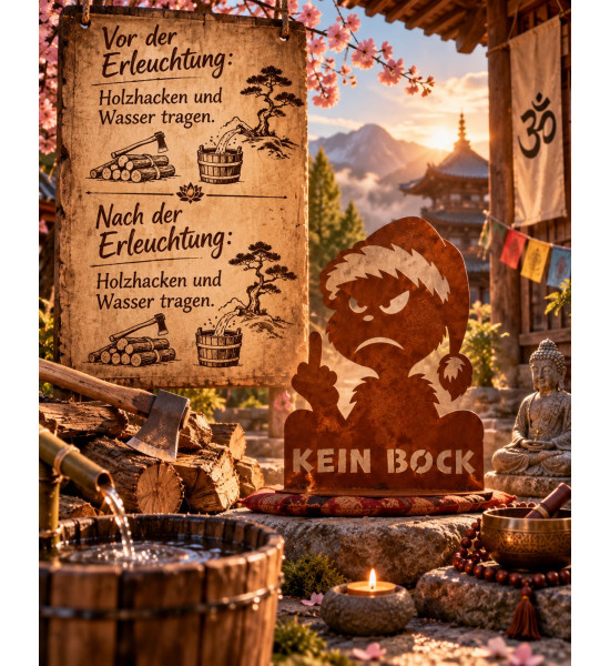 Weihnachtsdeko Grinch - Kein Bock - 32 cm hoch Ohne Grinch kein Weihnachten! Oder war es andersherum richtig?
Dieser Deko Grinc
