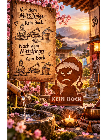 Weihnachtsdeko Grinch - Kein Bock - 32 cm hoch Ohne Grinch kein Weihnachten! Oder war es andersherum richtig?
Dieser Deko Grinc