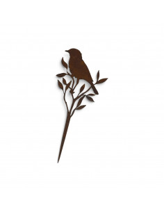Blumenstecker Vogel auf dünnem Zweig Direktstecker - 26 cm hoch 
Höhe 26 cm
Breite 11 cm
