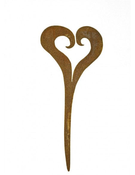 Rost Herz offen zum stecken