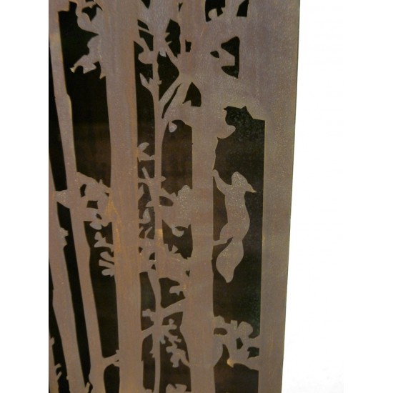 Wild Säule "Hase und Eichhörchnen" 120 cm