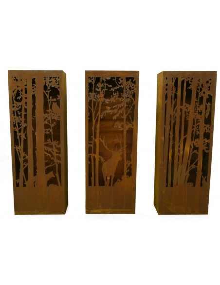 Wild Säule "Hase und Eichhörchnen" 120 cm