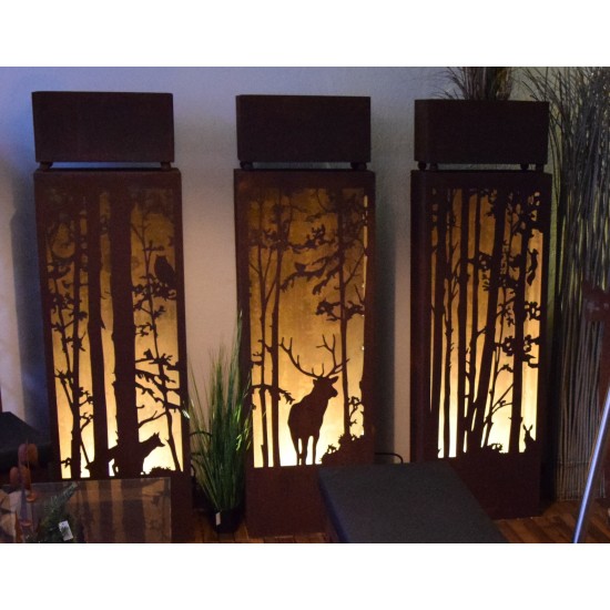 Wild Säule "Hirsch" 120 cm