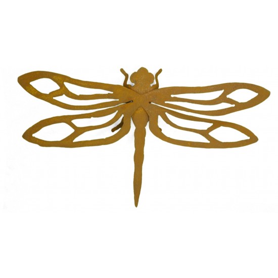 Edelrost Libelle "Dragonfly" 40 cm breit Länge 23 cm