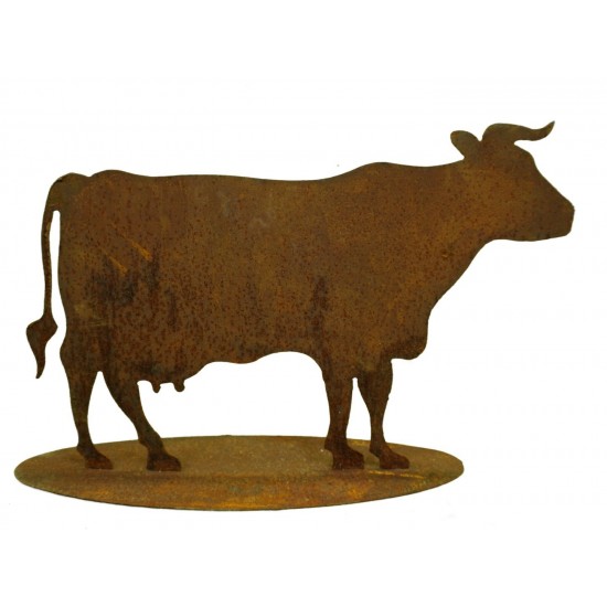 Kuh auf Platte 30 x 45 cm 