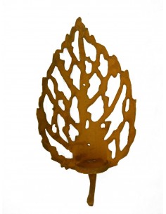 Vechio Blatt Lichthalter für Wandbefestigung klein