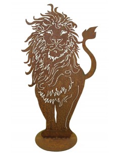Edelrost Löwe 100 cm hoch