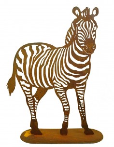 Große Tierfigur Zebra als wahrer Blickfang für den Garten