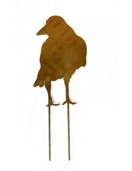 Edelrost Raben 3er Ser als Topfstecker, oder für Holzbalken Edelrost Raben 3er Ser als Topfstecker, oder für Holzbalken