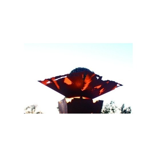 Schale Risse 53 x 53 cm Pflanztiefe 10,5 cm