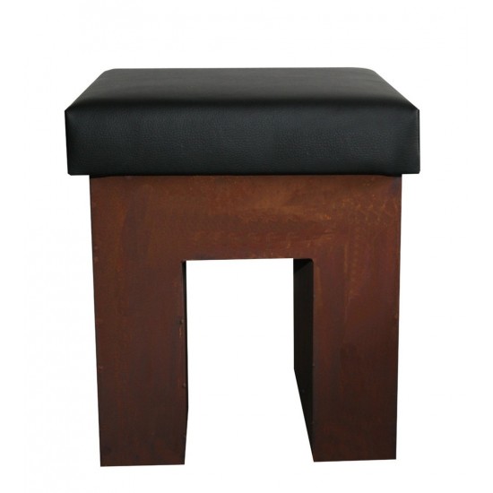 Loungehocker -Relax- mit Kunstlederbezug