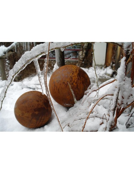 Kugel Edelrost 40 cm Durchmessere