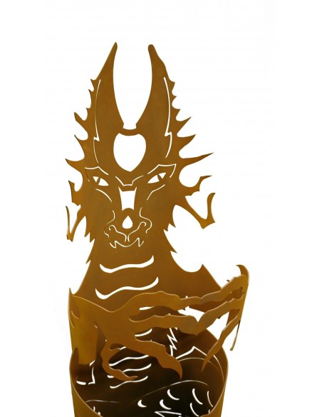 Feuerdrache klein 123 cm hoch