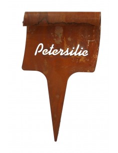 Beetstecker Petersilie - Edelrost Kräuterstecker