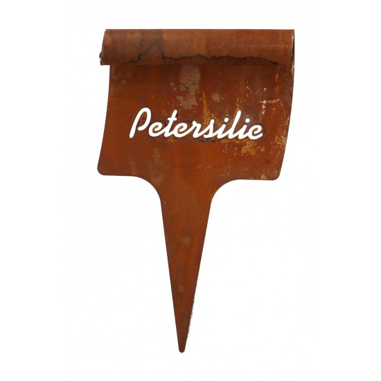 Beetstecker Petersilie - Edelrost Kräuterstecker