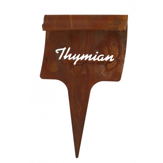 Beetecker Thymian - Edelrost Kräuterstecker